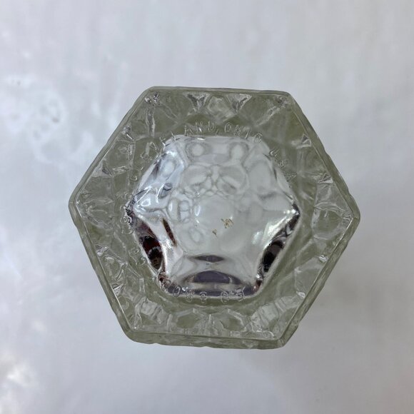 E. O. Brody Clear Crystal Tulip 9" Vase Starburst Vintage - Picture 6 of 9